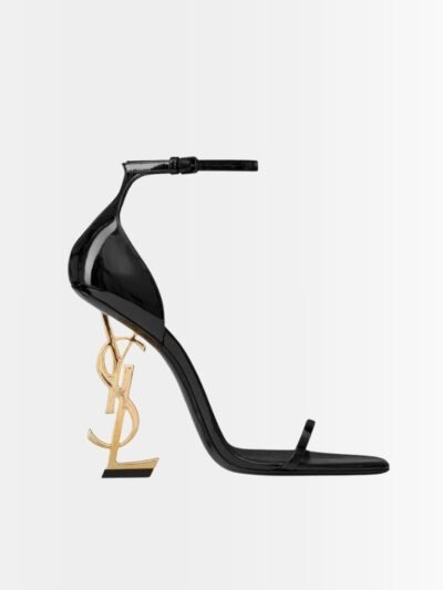 Saint Laurent Opyum In Black And Gold Heels 5576620NPKK1000