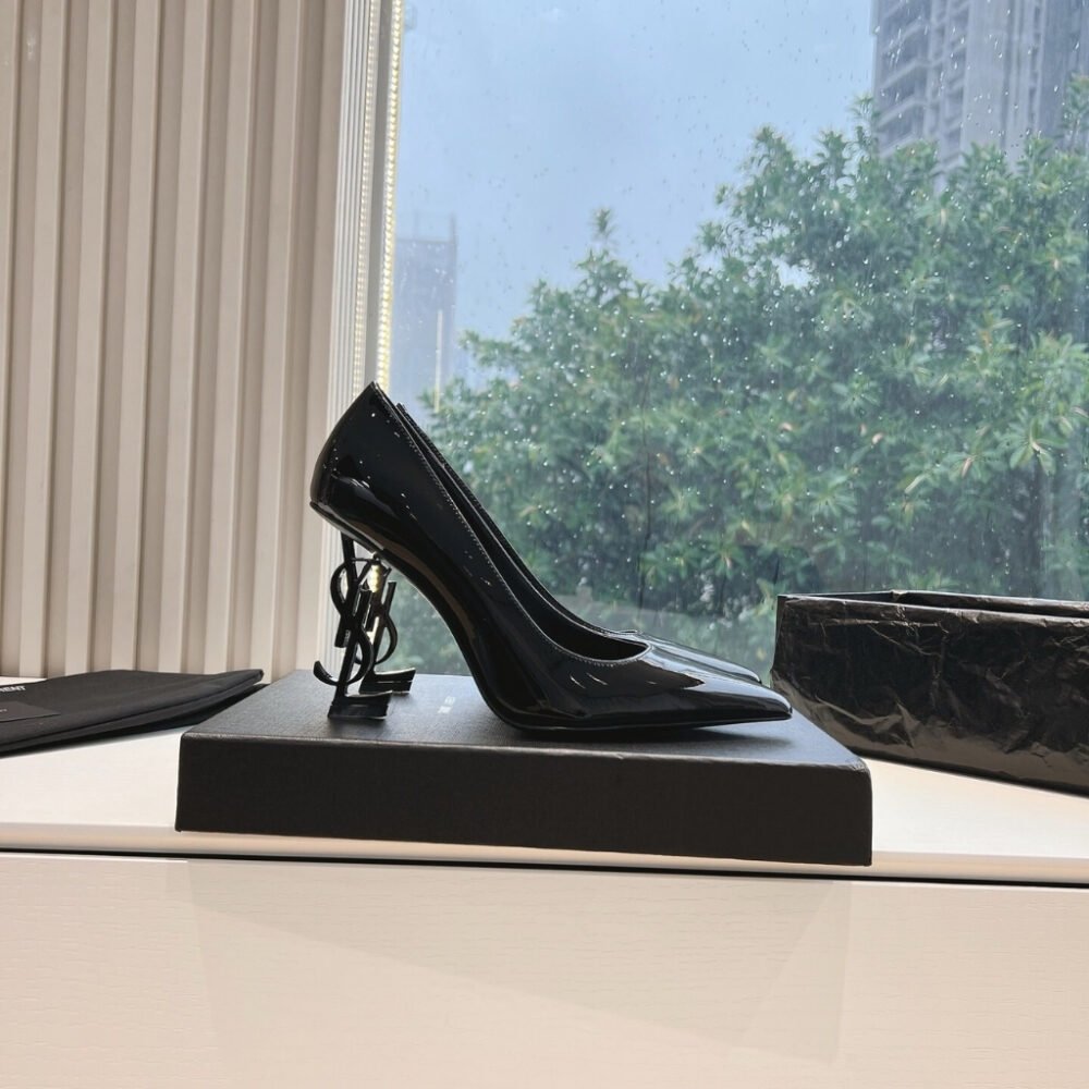 Saint Laurent Opyum Pumps In All Black 4720110NPVV1000