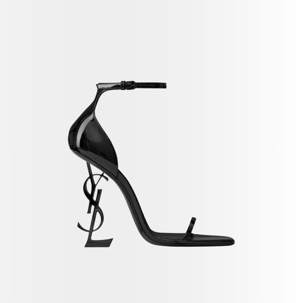 Saint Laurent Opyum Sandals In All Black 5576620NPVV1000