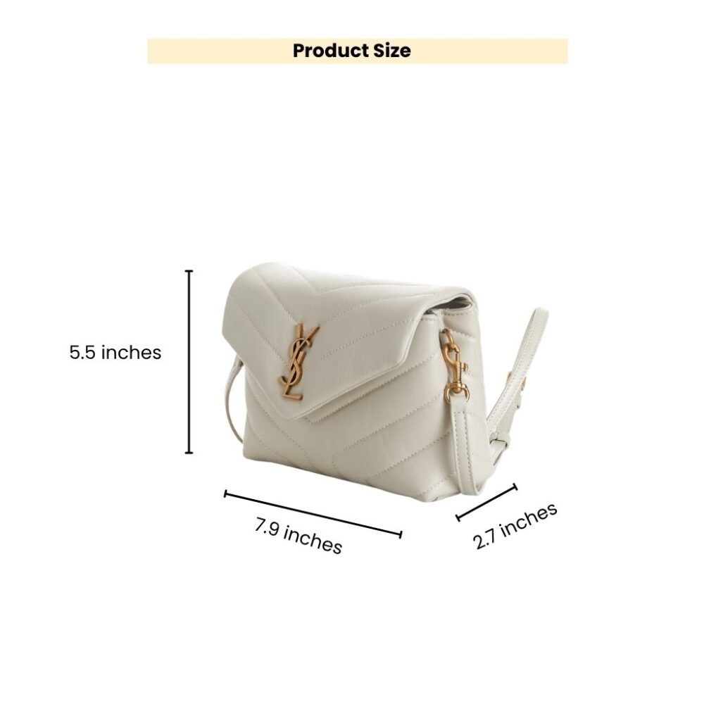 Saint Laurent Toy Loulou White 20cm 678401DV7079207
