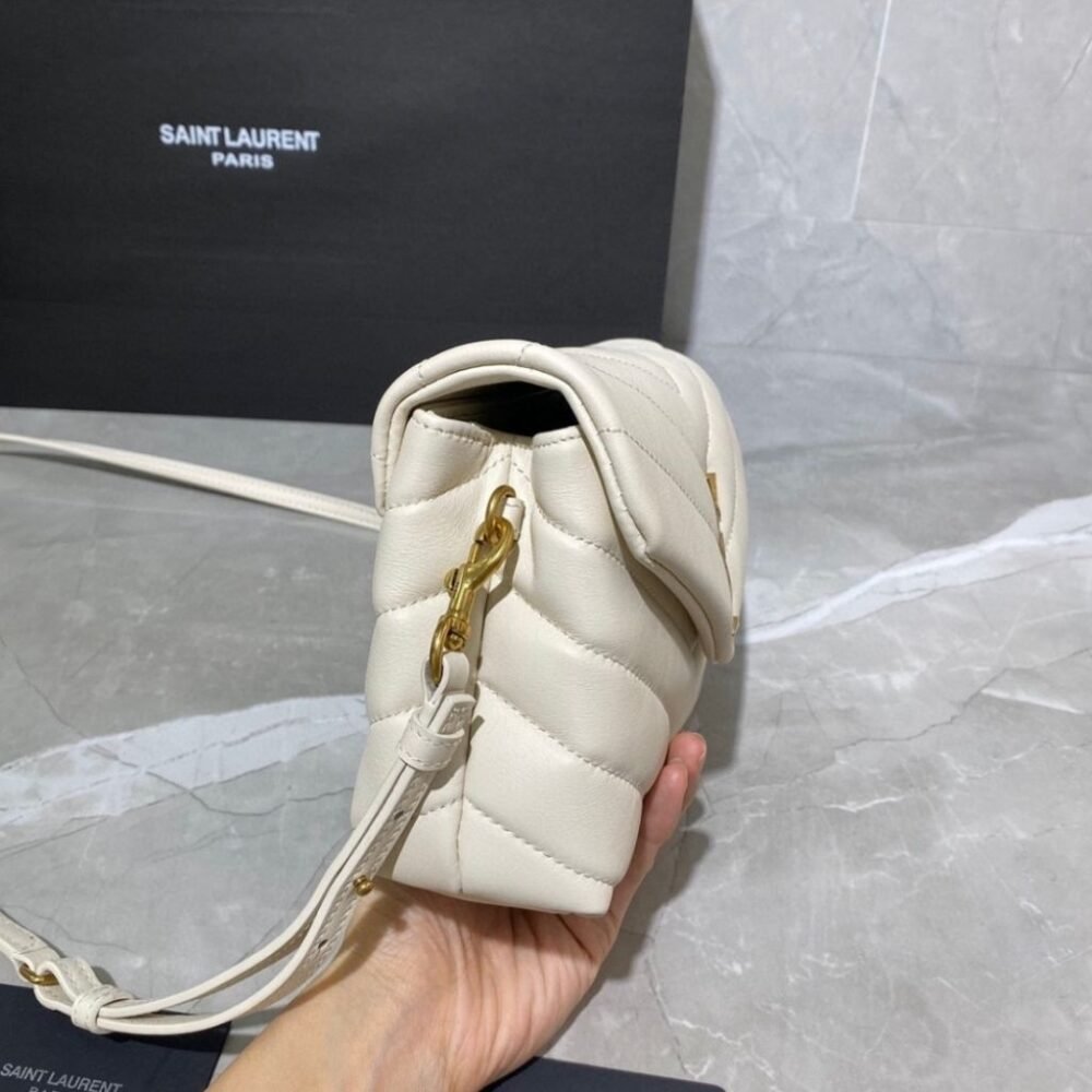 Saint Laurent Toy Loulou White 20cm 678401DV7079207