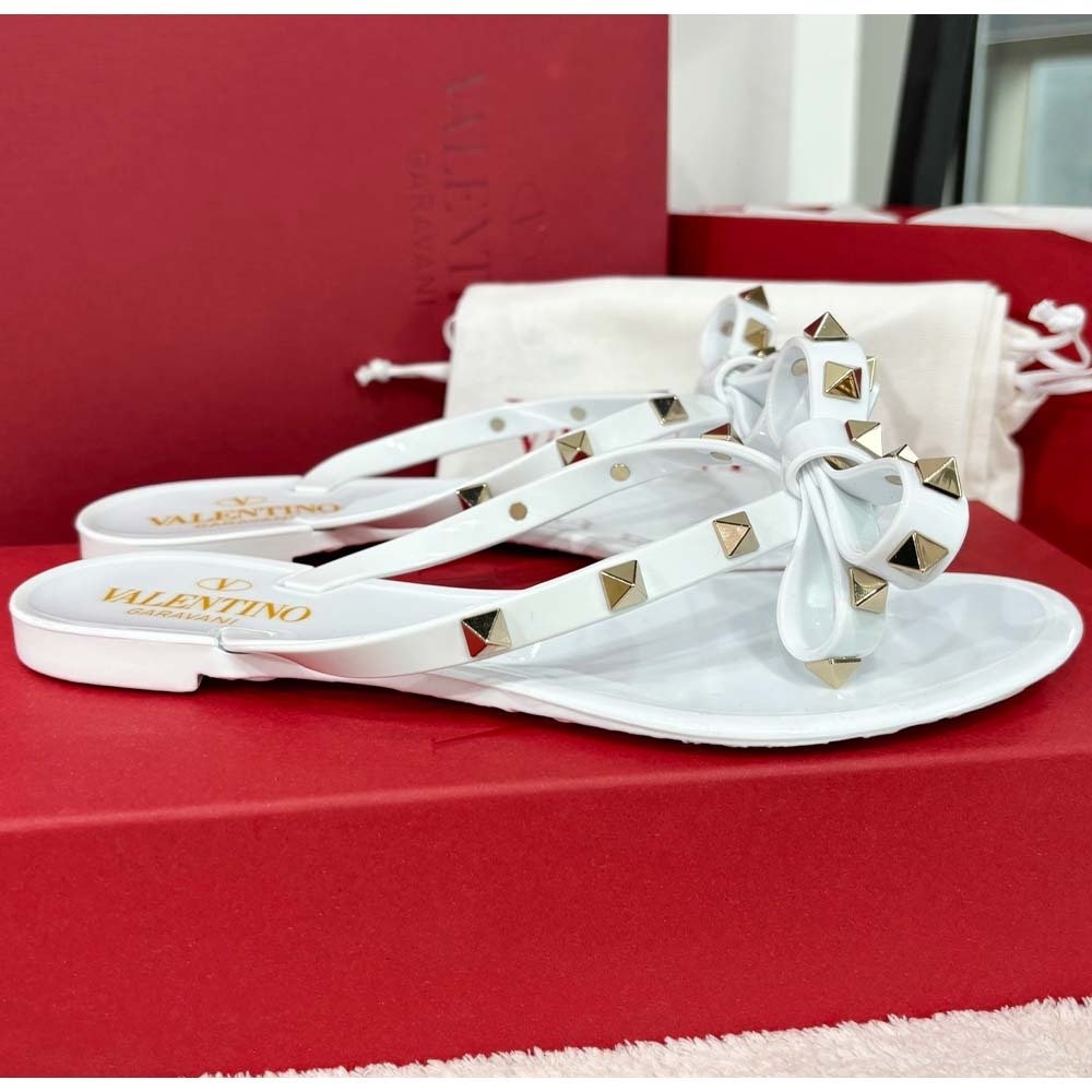 Valentino Garavani Flat Sandal White 5W2S0552Pvs 001