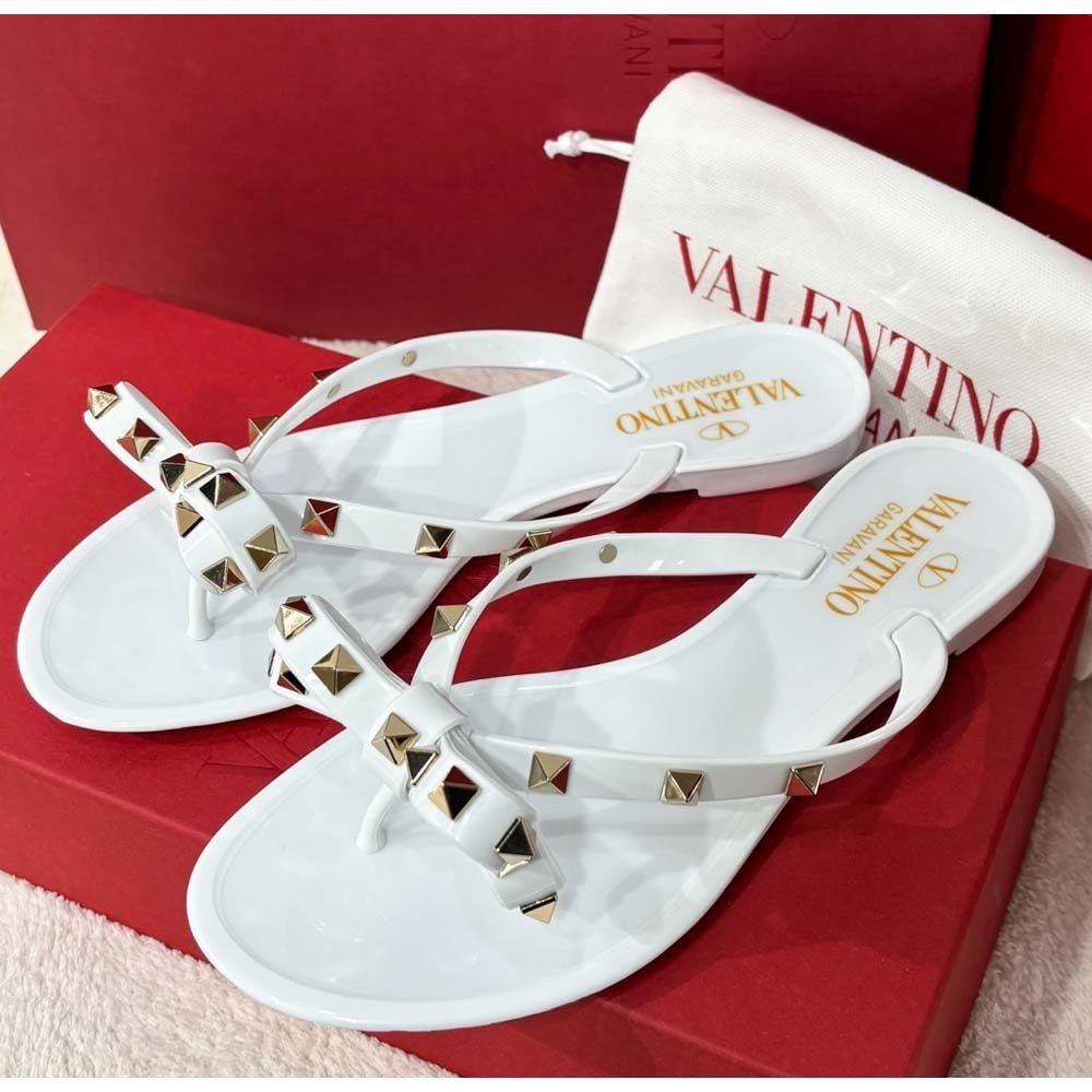 Valentino Garavani Flat Sandal White 5W2S0552Pvs 001