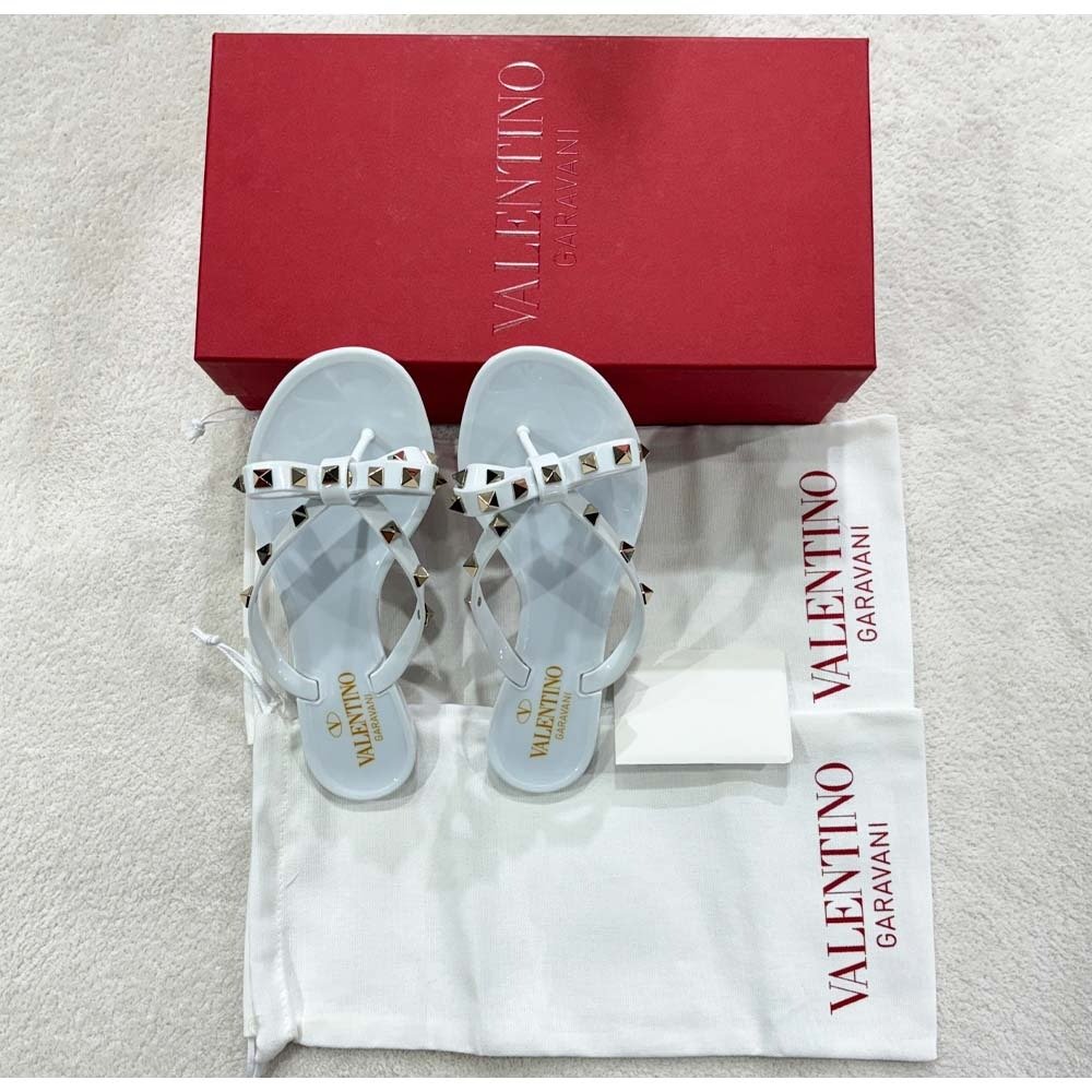 Valentino Garavani Flat Sandal White 5W2S0552Pvs 001