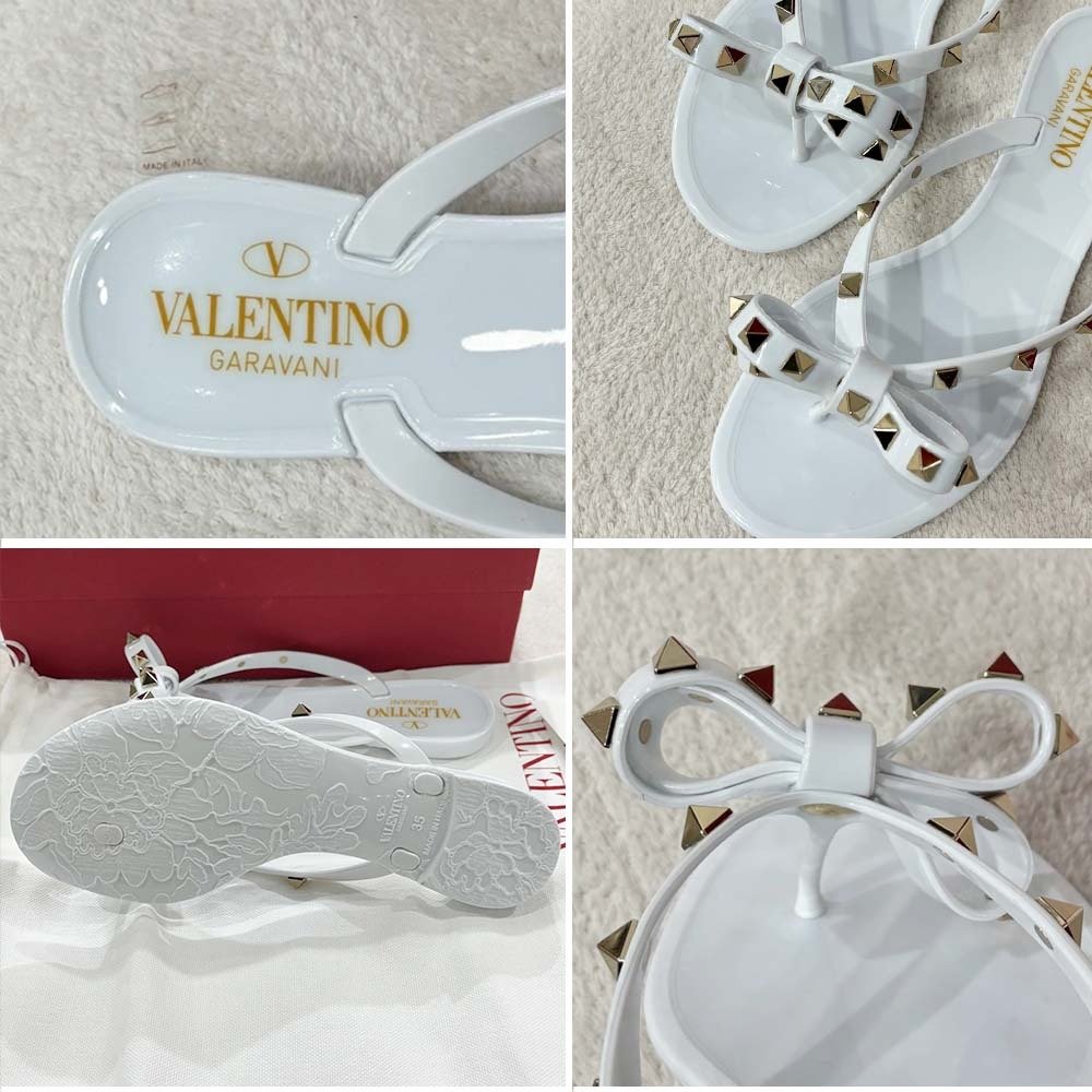 Valentino Garavani Flat Sandal White 5W2S0552Pvs 001