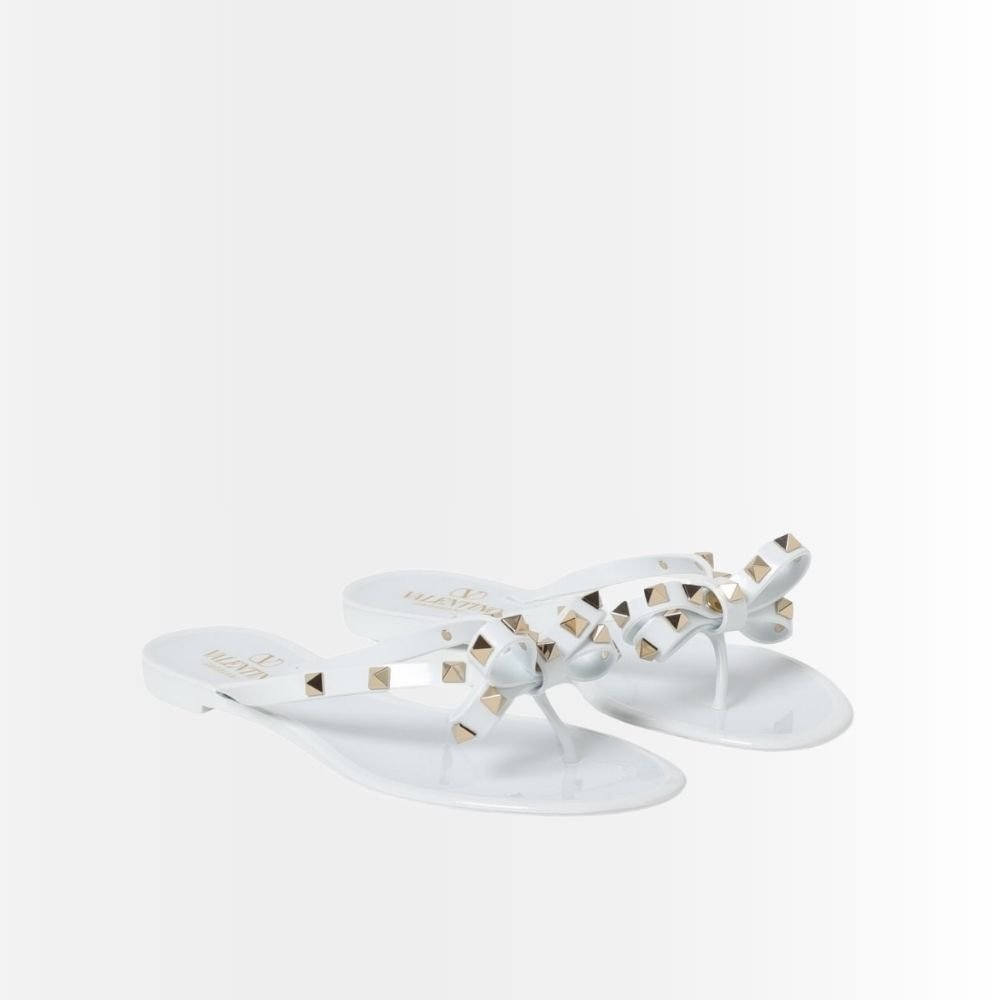 Valentino Garavani Flat Sandal White 5W2S0552Pvs 001