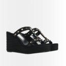 Valentino Rockstud Wedge In Black 90mm 4W2S0GI5BAE 0NO